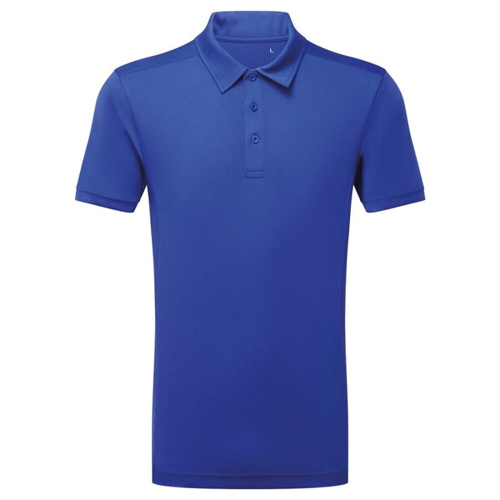 Tri Dri Mens Panelled Polo Shirt / Royal Blue